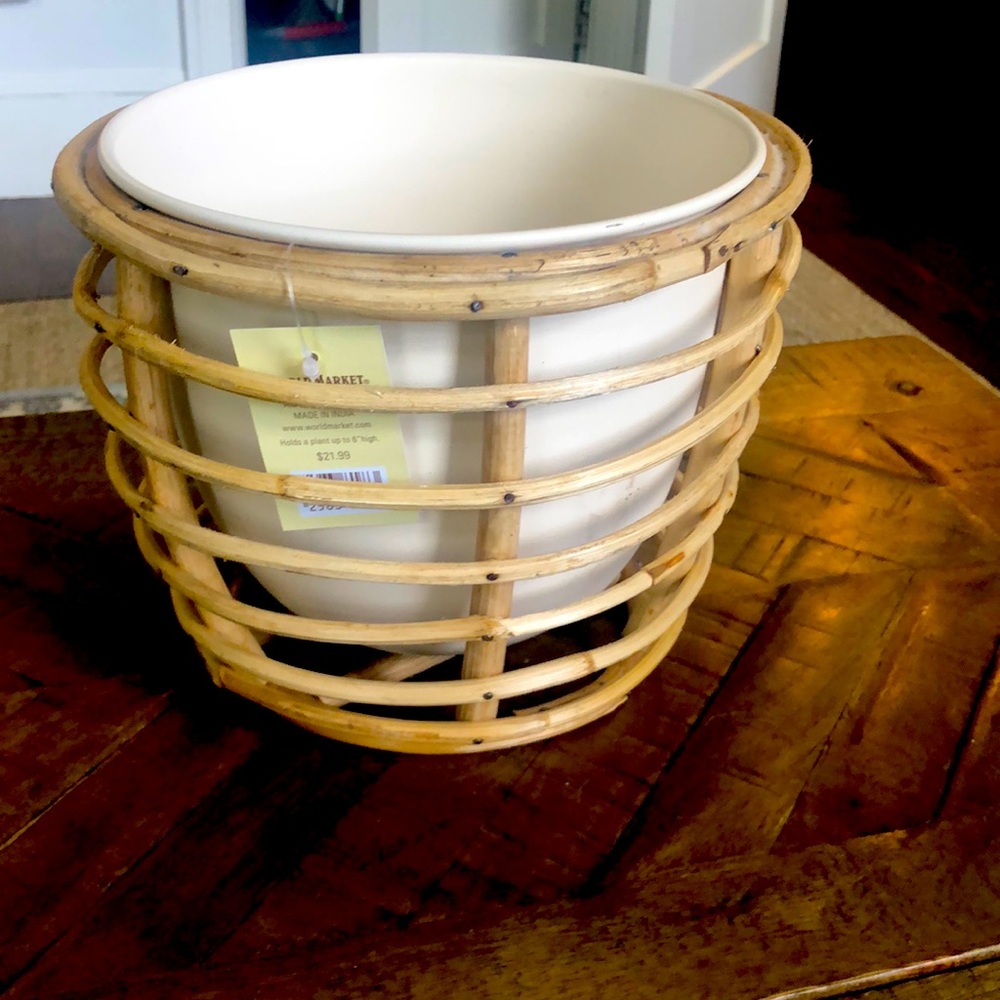 Planter pot from world market